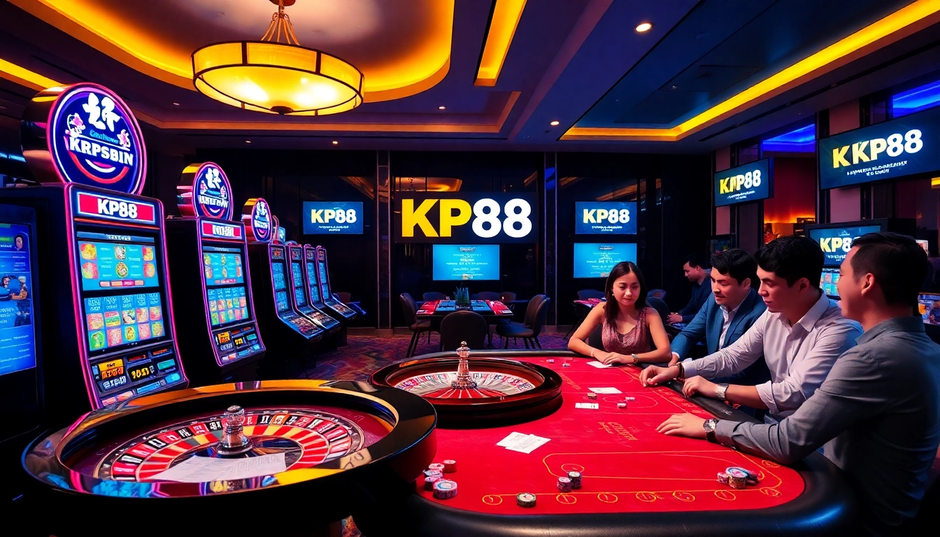 Experience the thrill of KP88 app gaming at luxurious tables with dynamic action.