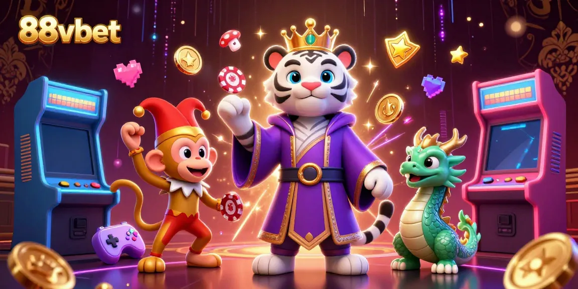 Experience the thrill of 88vbet with lively casino characters and vibrant gaming elements.