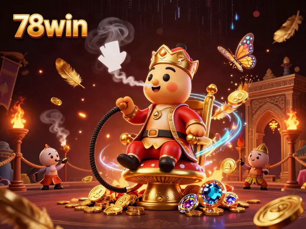 Engage with 78win's thrilling atmosphere of online gaming featuring rich characters and vibrant casino elements.