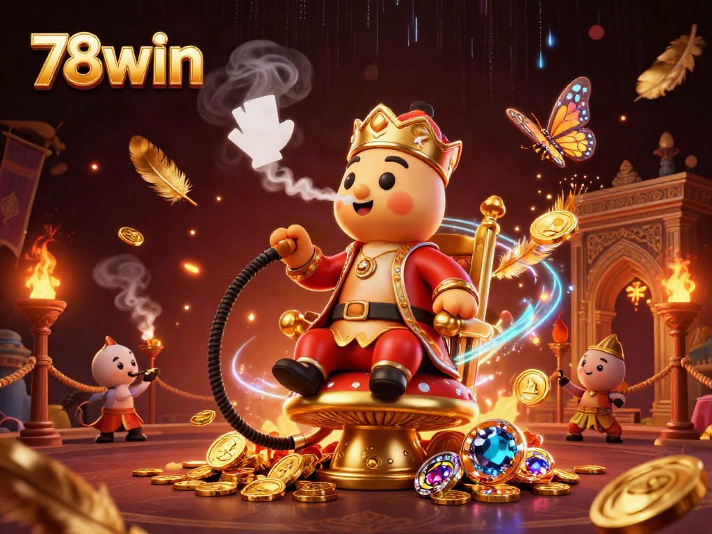Engage with 78win's thrilling atmosphere of online gaming featuring rich characters and vibrant casino elements.