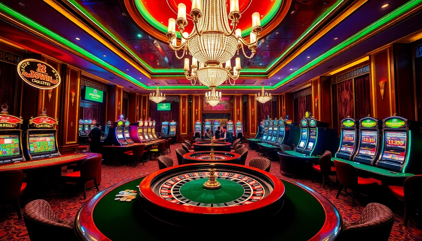 Experience luxury gaming at Trang chủ 78Win with poker tables, roulette wheels, and slot machines.