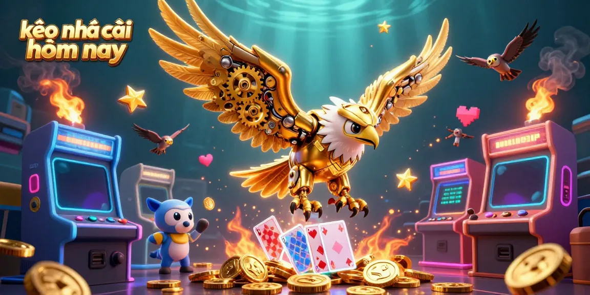 Experience the thrill of kèo nhà cái hôm nay with vibrant 3D characters and dynamic casino elements.