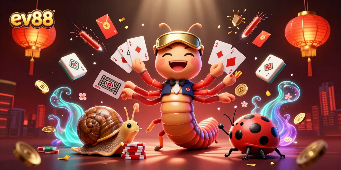 Experience thrilling play at ev88 with our animated dealer, stunning chips, and vibrant gaming elements!