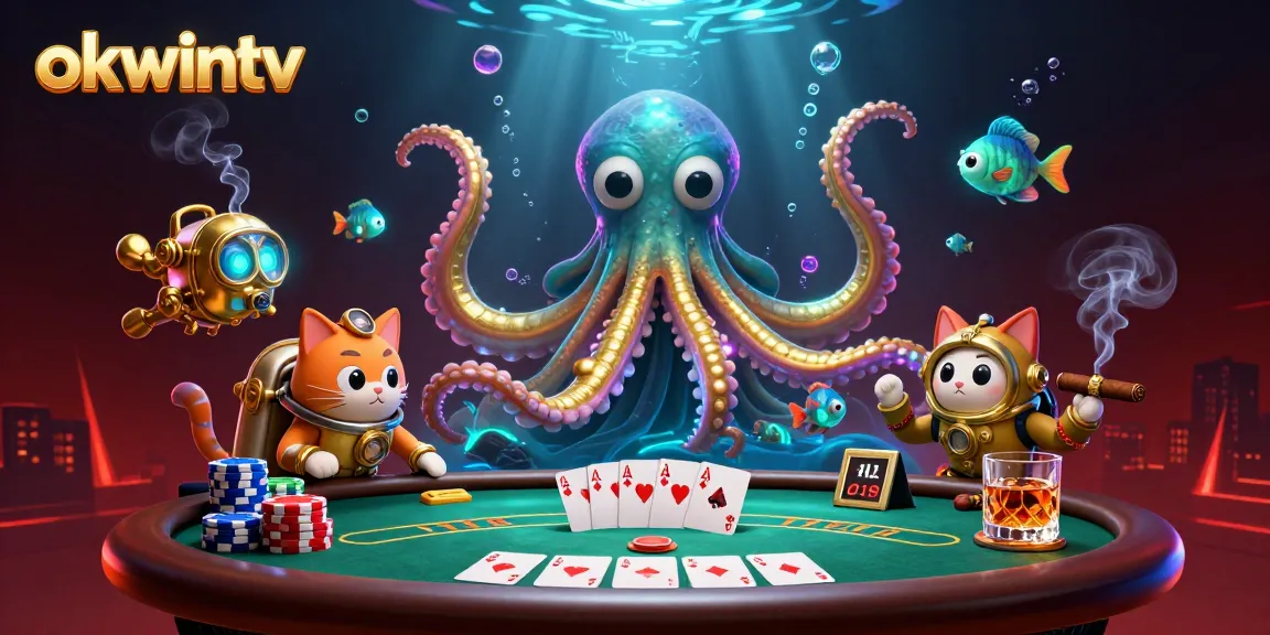 Experience epic bets with okwintv in an ultra-detailed fantasy casino scene.